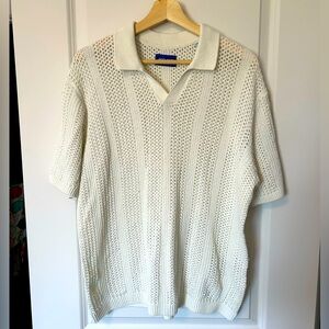 Jack & Jones Split Neck Knit Polo